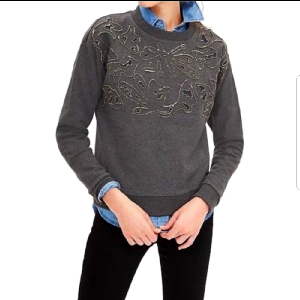 Banana Republic Gray Sweatshirt